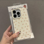 Telefoni&uuml;mbris iPhone'ile 16 15 14 13 12 11 Pro Max iPhone 11 13 16 15 14 12 V&auml;rske lilleline telefoni&uuml;mbrise kate iPhone 11 valge