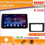 Autoraadio Android Chrysler Grand Voyager 5 2011-2015 jaoks Multimeedia Video M&auml;ngija Navigatsioon GPS Traadita Carplay WIFI 2DIN 4 core 1GB+32GB carplay