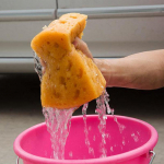 1 tk Autostiil Pesuk&auml;sn Pehme Suur Puhastamine K&auml;rgk&auml;rg Korallk&auml;sn Pesuvahend