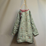 Naiste Vintage Parkas Print Lillelised mantlid Kevadpullover Hiina stiilis Naiste riided N&ouml;&ouml;pmantlid One Size roheline