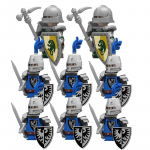 Laste m&auml;nguasjad Keskaegsed s&otilde;jad Lossir&uuml;&uuml;tlid Hundikarja S&otilde;dalased Militaarfiguurid V&auml;ikesed osakesed Ehitusklotsid Poistele sobivad kingitused