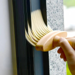 Grooves Cleaning Tool Akende l&otilde;he mitmeotstarbeline lauakomplekt Praguhari Kodu K&ouml;&ouml;k Vannituba Puhastushari Mustuseeemaldaja hotellidele kollane