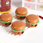 Loominguline multikas hamburgeri kujuga pliiatsiteritajad Topeltaukudega pliiatsi l&otilde;ikamisriistad Koolitarbed &Otilde;pilastele kirjatarbed Kingitused onesize