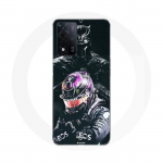 Coque Maniacase pour Oppo A93s 5G Lewis Hamilton Black Panther