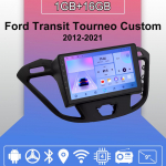 Android Carplay Autoraadio Ford Transit Tourneo Custom 2012-2021 jaoks Multimeediapleier Peak Unit Stereo GPS-navigatsioon BT WIFI 2+32GB 1+16GB