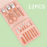 Ilutangid K&uuml;&uuml;nek&auml;&auml;rid Pedik&uuml;&uuml;r Manik&uuml;&uuml;ri T&ouml;&ouml;riistad Roostevabast terasest k&uuml;&uuml;nek&auml;&auml;ride komplekt 12pcs sinine