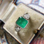 Luksuslik uus Bohemian Ring moes&otilde;rmus naiste kihlas&otilde;rmus No. 5 plaatina