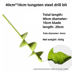 Volframterasest spiraalne aia puurpuu istutamiseks 10*40 tungsten steel drill bit (hexagonal shank)