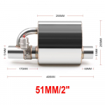 2-3-tolline sisselaskeava keevis&otilde;mblus &uuml;he elektrilise v&auml;ljalaske summuti juhtmevaba kaugjuhtimispuldi l&uuml;litiga t&uuml;hjendusklapi v&auml;ljalaske v&auml;ljal&uuml;litusega 3INCH