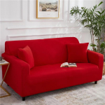 Elastne &uuml;hev&auml;rviline diivanikate Elastsed diivanikatted elutuppa Funda Sofa Reguleeritav L-kujuline diivanikate Kodu 1/2/3/4-kohaline 1-seater 90-140CM red