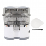 Kahepealine elektriline tsitrusviljapress Kaasaskantav mahlapressi ekstraktor Elektriline tsitrusviljapress apelsini sidruni K jaoks White