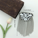 Mood Pulmad K&auml;sitsi Valmistatud &Otilde;laehted Tutt Strassid Epauletid R&otilde;ivatarvikud Pross Epaulett Prossid