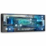 L&otilde;uenditr&uuml;kk, Sinine abstraktsioon 90x30 sinine