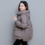 Naiste jope 2023, uus kapuutsiga tasku, suur suur lahtine jope, ema talve sulejope L