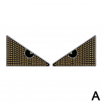 Auto esiklaasi kuma painduv LED-paneel kuradisilmade valgus LED-signaaltuled vilkuv LED-dekoratiivvalgus auto esiklaasile K8O8