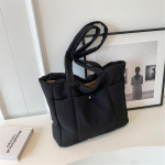 Naiste kandekott &Uuml;hev&auml;rviline puhver&otilde;lakott Suure mahutavusega moodsad s&uuml;learvutik&auml;ekotid must