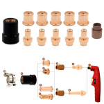 Plasma elektroodi otsikute komplekt &uuml;hilduv Eastwood Versa-Cut 40 l&otilde;ikuri p&otilde;letiga