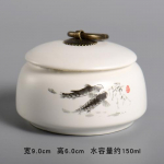 Keraamiline teekomplekt teekarp Pakendamine Suletud purgid Pulmakommid V&auml;ikesed miniteepurgid Teelaua kaunistuse tarvikud