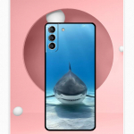 Shark Ocean Fish &uuml;mbris Samsung Galaxy S24 S23 Ultra S22 S20 FE S21 FE Note 10 20 S8 S9 S10 Plus kaanele Galaxy S20 FE