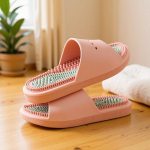 Meeste Masseerivad Akupressuuri Sandaalid - Libisemiskindlad Sandaalid Kodu Jalaraviks, Suvine PVC Disain 38-39