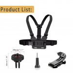 Rinnarihm P&ouml;&ouml;ratav telefoni kinnitus mobiiltelefoni iphone hoidiku jaoks Rinnarihm Gopro Hero Insta360 Osmo kaamera tarvikud POV