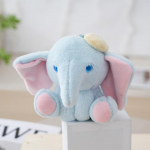 Armas elevandiga t&auml;idetud loomast plush-m&auml;nguasja v&otilde;tmehoidja pehme nuku auto v&otilde;tmehoidja naistele paarile lastele kottide ripats s&uuml;nnip&auml;evakingitus as the picture