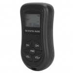 KDKA-600 Professionaalne raadio mini-FM-stereovastuv&otilde;tja LCD-ekraan koos k&otilde;rvaklappidega