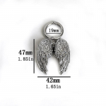 Eemaldatavad Metallist Angel Wings Martin Saapad Kingad Pandlad Kaunistus Ripats Martin Saapad Kinga Aksessuaarid Y2K Peoehted