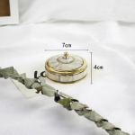 Moekas K&auml;sitsi Valmistatud K&uuml;&uuml;nlajalg Loominguline Karbikujuline Metallist Ehtekarp Kodu Kaunistused Majapidamis Puuviljavaagen Hoiukarp