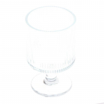 Loov triibuline klaaskuul k&otilde;rgetel jalgadel klaas veiniklaas pokaal vintage joogiklaas vintage kohvi mahla &scaron;ampanja kokteilide klaas