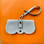 Kaasaskantav PU-nahast prillide hoiukott &ndash; luksuslik, unisex, mitmev&auml;rviline helesinine v&auml;rv