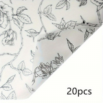 20 lehte / pakk Veekindel lillepaber Lillepoe kimpude pakkepaber Kingituste pakkepaber