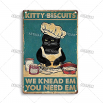 Artisian Black Cat metallplaat Vintage Dekoratiivne Halloweeni plekk-silt Salem Sanctuary Seinakaunistus Garaaž Baar Pubiklubi K&ouml;&ouml;k Avaleht 7.8x11.8inch