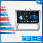 Ossuret 2din Androidi Autoraadio Ford Focus 2 2004 - 2011 Exi Auto jaoks Multimeedia Video M&auml;ngija GPS Nav Peaseade Carplay Intelligentne 4G WIFI W7 S 8Core 6G 128G,AI