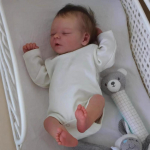 Realistlikud vasts&uuml;ndinud beebinukud M&auml;nguasi 17 tolli Armas simulatsioon Taass&uuml;nninukud Darren Pehme riidest keha N&auml;htavad veenid Bebe Reborn V&auml;ikelapsenukk lastele Cloth Body Doll