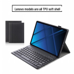 Lenovo Tab P10 10.1 Nahast &uuml;mbris Bluetooth klaviatuuriga mudelile TB-X705L/F Touch Keyboard tumesinine v&auml;rv