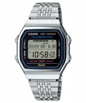 Casio Vintage Digitaalne Nutitelefoni &Uuml;hendusega Roostevabast Terasest Kvarts ABL-100WE-1A Unisex K&auml;ekell must