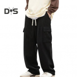 Meeste P&uuml;ksid Elastse V&ouml;&ouml;kohaga Reguleeritav N&ouml;&ouml;riga Pikad P&uuml;ksid Klapiga Taskutega &Uuml;hev&auml;rvilised Lahtise L&otilde;ikega Velvetp&uuml;ksid XXL must