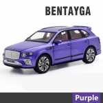 1:24 Bentayga linnamaasturi sulamist luksusautomudel, survevalu metallist m&auml;nguauto automudel K&otilde;rge simulatsiooniga mudel Heli ja valguse kollektsioon Lastele poistele kingitus