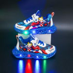 Poiste multikad ketsid Lapsed Beebi LED Helendavad Spordijalatsid Laste Talvised V&otilde;rk Vabaaja Helendavad Kingad 32 sinine