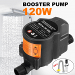 DC24V 120W miniveepumba v&otilde;imenduspump harjadeta veepumba automaatne r&otilde;huregulaator IP56 majapidamises kasutatava veesoojendi v&otilde;imendus