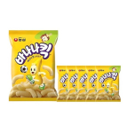Jenny pick / korea toit / Nongshim Banana Kick 75g / Melon Kick 60g banana Kick x6 yellow