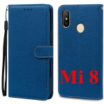 Mi 8 Lite &uuml;mbris Xiaomi Mi 8 jaoks Nahast rahakotiga klapp&uuml;mbris Xiaomi Mi 8 Lite / Xiaomi 8 Mi8 telefoni&uuml;mbrise Coque Fundas Shell jaoks