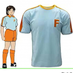 Kapten Tsubasa Matsuyama Cosplay Jalgpall Jalgpall T-s&auml;rk Jersey Jaapan Koomiks Animatsioon Prindiga Kiiresti Kuivav Vintage L&uuml;hikeste Varrukatega Vorm Sport XXS