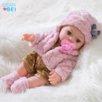 Simulatsioon Reborn Baby Doll Armas kahjutu laps saadab v&auml;ikelast m&auml;ngida unenukud T&uuml;druku beebinukk Simulatsioon vasts&uuml;ndinud m&auml;nguasi gray