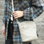 Ehtne Nahast &Uuml;he&otilde;laline Crossbody Kott Mitmek&uuml;lgne Suure Mahutavusega Retro Pehme Nahk Naiste &Uuml;he&otilde;laline Kott valge