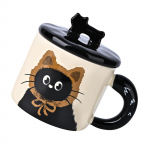 Uus 370ML Loominguline Kasside Isiksus Keraamiline Kohvikruus Suveniirkink Joogin&otilde;ud Joogitass Kontori- ja Kodukasutuseks