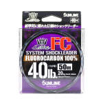 Sunline Fluorocarbon Leader Saltwater System Shock Leader 50m 40lb (9208)