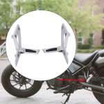 Rear Passenger Foot Pegs Motorcycle Footrests Wear Resistant Easy to Install Back Pedals for