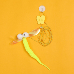 Interaktiivne Elastne Naljakas Pulk Kassi M&auml;nguasi Sulg Kell Riputatav Kiik Kassi M&auml;nguasjad Pikk N&ouml;&ouml;r Kassi Kiusamise Tarvikud Uksele Riputatav dragonfly